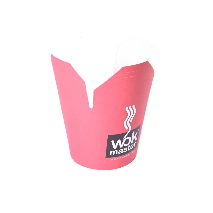 Disposable Food Packaging 32OZ Noodle Soup Container Pasta/ Noodle Box Take Away Paper Kraft Paper Rigid Boxes Sandwich Paper