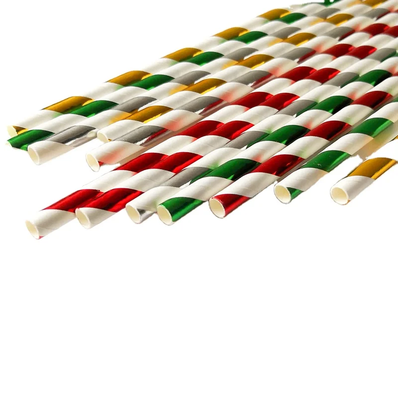 High Quality Manufacturers Biodegradable Print Paper Drinking Straws Food