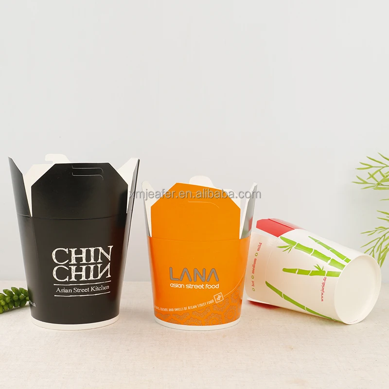 Disposable Noodle Soup Cup Bowl for Food Packing Carry Out