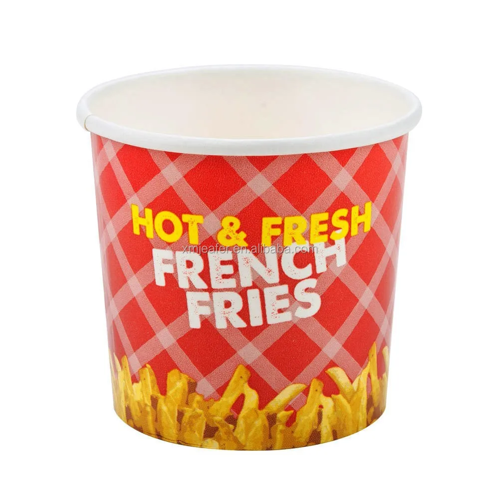 12 oz Colorful French Fries Paper Cup Snack  Cup