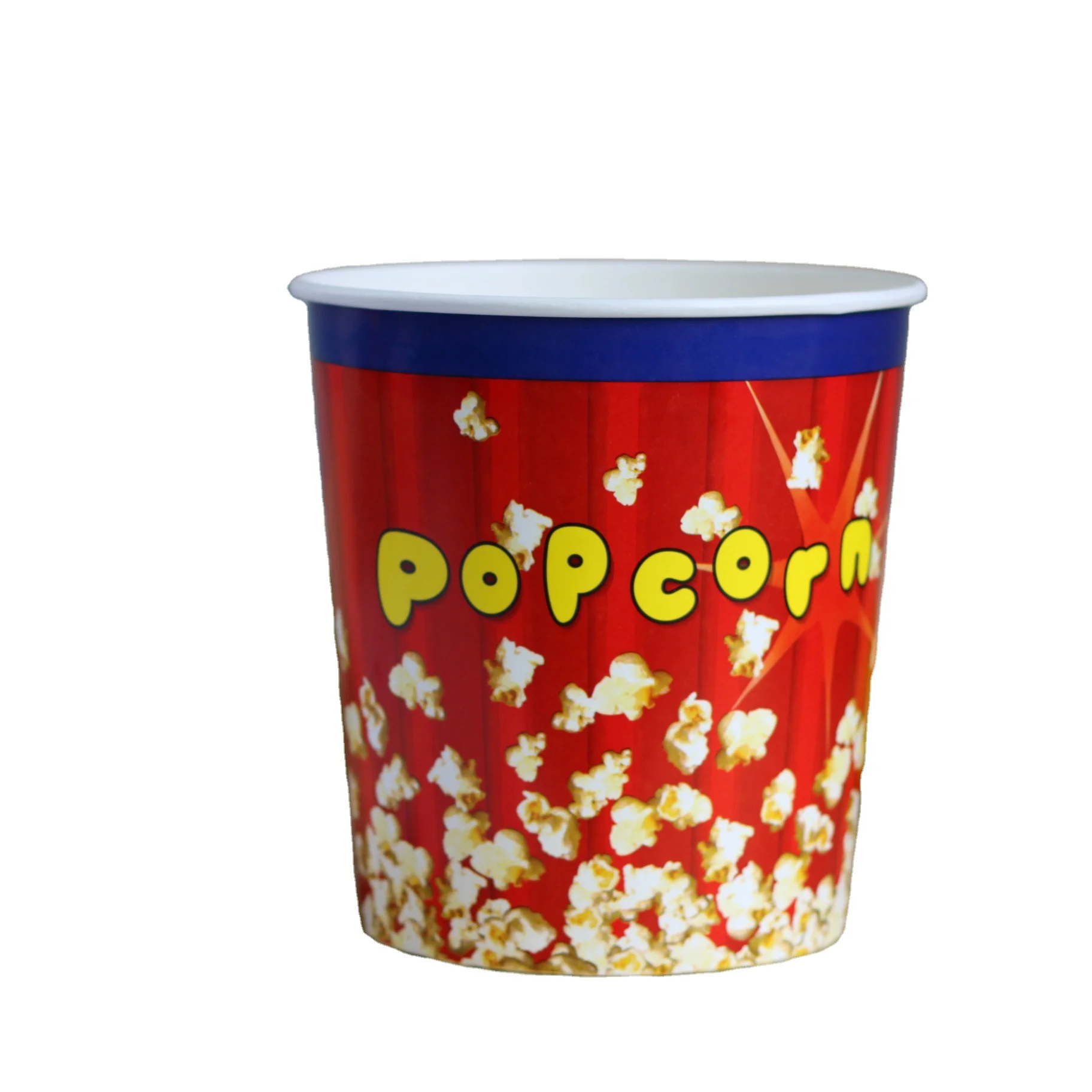 Custom logo Printing Repeated Use Plastic Popcorn/snack Bucket Food Grade PP Recyclable