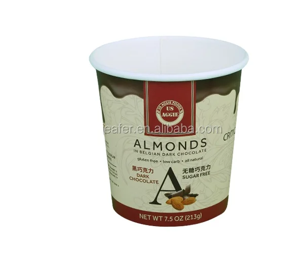 Wholesale Disposable 8 12oz Ice Cream Paper Glass Cup Custom Printed Ice Cream Cup with Personal logo